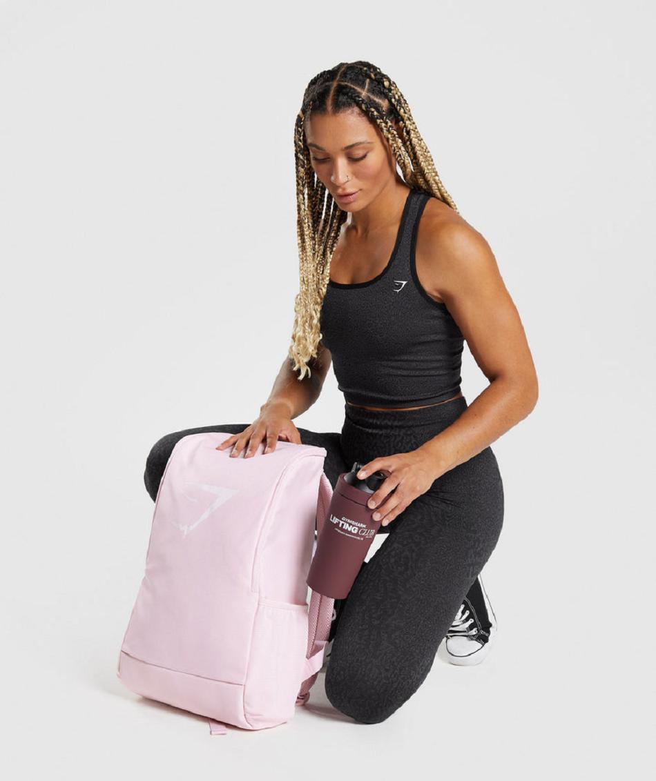 Gymshark Sharkhead Backpack Accessories Torbe Roze | HR 2142FDN